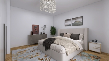 Vizualizace - Prodej pozemku 914 m², Bechlín