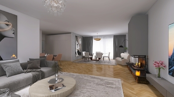Vizualizace - Prodej pozemku 914 m², Bechlín