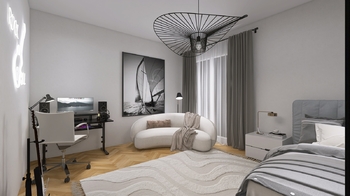 Vizualizace - Prodej pozemku 914 m², Bechlín