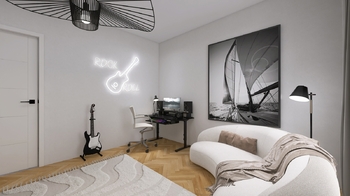 Vizualizace - Prodej pozemku 914 m², Bechlín