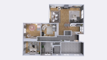 Půdorys - Prodej pozemku 914 m², Bechlín