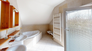 sociální zázemí - patro - Prodej domu 167 m², Horoměřice