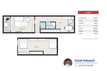 Prodej bytu 3+kk v osobním vlastnictví 62 m², Nová Pec