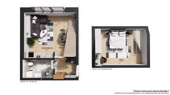 Prodej bytu 2+kk v osobním vlastnictví 50 m², Cvrčovice