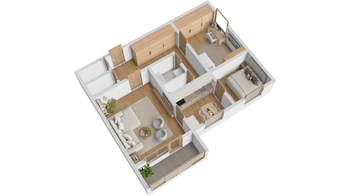 Prodej bytu 3+1 v osobním vlastnictví 62 m², Olomouc