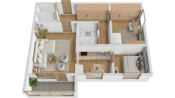Prodej bytu 3+1 v osobním vlastnictví 62 m², Olomouc