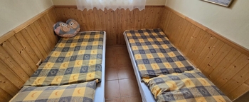 malý pokoj 1.NP (za obývacím pokojem) - Prodej chaty / chalupy 50 m², Račice