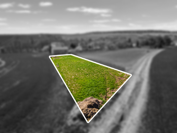 Vyznačení pozemku - Prodej pozemku 849 m², Neprobylice