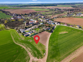 Umístění pozemku - Prodej pozemku 849 m², Neprobylice
