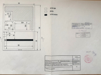 půdorys suterénu - Prodej domu 50 m², Račice