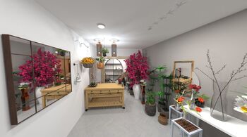 Vizualizace Květinářství  - Pronájem obchodních prostor 31 m², Praha 3 - Vinohrady
