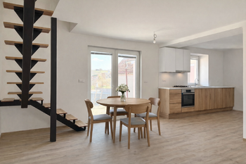 Jídelna a Kuchyň - Vizualizace - Prodej domu 183 m², Čejkovice