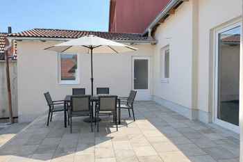 Terasa Venkovní - Vizualizace finální stav - Prodej domu 183 m², Čejkovice