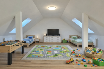 Podkrovní pokoj 50 m2 - Prodej domu 183 m², Čejkovice