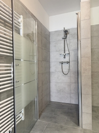 Koupelna v přízemí aktuálně - Prodej domu 183 m², Čejkovice