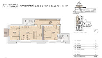 Prodej bytu 3+kk v osobním vlastnictví 61 m², Rokytnice nad Jizerou