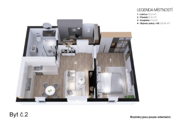 +420 739 604 767 I www.vaclavadamcik.cz I vaclav.adamcik@re-max.cz I pronájem bytu 2+kk Kaňovice - Pronájem bytu 2+kk v osobním vlastnictví 40 m², Kaňovice