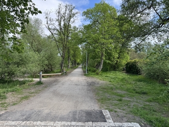 Procházka a pěší zóna nedaleko zahrady - Prodej pozemku 474 m², Liběchov