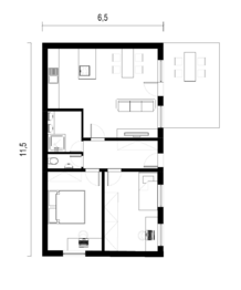 Zahradní dům - Prodej domu 90 m², Hulín