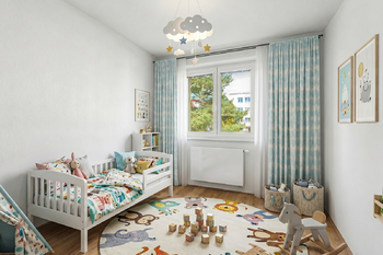 Vizualizace - Prodej bytu 3+1 v osobním vlastnictví 66 m², Úvaly
