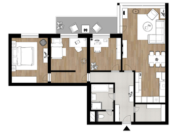 Prodej bytu 4+kk v osobním vlastnictví 105 m², Plzeň