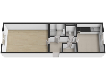 Prodej bytu 1+1 v osobním vlastnictví 42 m², Žatec