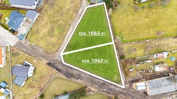 Plánované rozdělení pozemků - Prodej pozemku 1063 m², Chrustenice