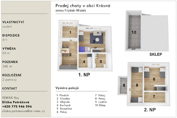 Prodej chaty / chalupy 54 m², Krásná