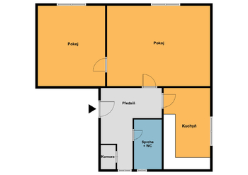 Pronájem bytu 2+1 v osobním vlastnictví 60 m², Praha 6 - Vokovice