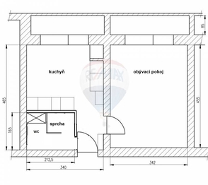 Pronájem bytu 1+1 v osobním vlastnictví 32 m², Adamov