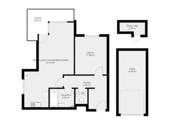 Prodej bytu 2+kk v osobním vlastnictví 53 m², Brandýs nad Labem-Stará Boleslav