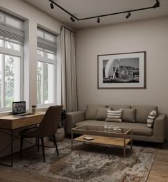 Vizualizace - Prodej bytu 2+kk v osobním vlastnictví 44 m², Karlovy Vary