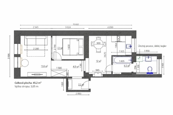 Prodej bytu 2+kk v osobním vlastnictví 44 m², Karlovy Vary