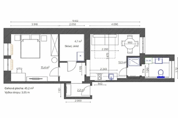 Prodej bytu 2+kk v osobním vlastnictví 44 m², Karlovy Vary
