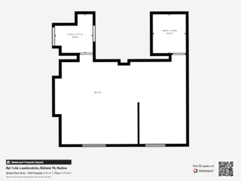 Pronájem bytu 1+kk v osobním vlastnictví 44 m², Nučice