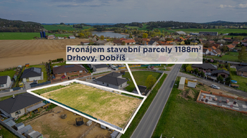 Grafika - Pronájem pozemku 1188 m², Drhovy