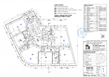 pudorys 2. NP - Pronájem bytu 2+kk v osobním vlastnictví 50 m², Ústí nad Labem