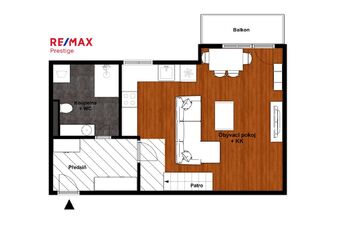 Pronájem bytu 2+kk v osobním vlastnictví 49 m², Praha 10 - Záběhlice
