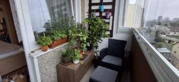 Lodžie - Pronájem bytu 3+kk v osobním vlastnictví 76 m², Praha 4 - Libuš