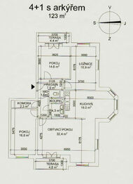 Pronájem bytu 4+1 v osobním vlastnictví 123 m², Vestec