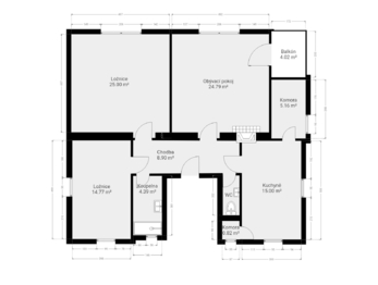 Pronájem bytu 3+1 v osobním vlastnictví 100 m², Praha 6 - Dejvice
