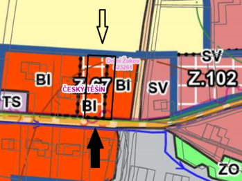 Prodej pozemku 1504 m², Český Těšín