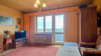 Obývací pokoj - Prodej bytu 3+1 v osobním vlastnictví 65 m², Opava