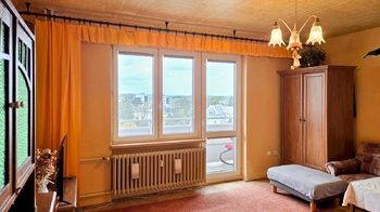 Obývací pokoj - Prodej bytu 3+1 v osobním vlastnictví 65 m², Opava