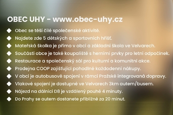 Prodej pozemku 1345 m², Uhy