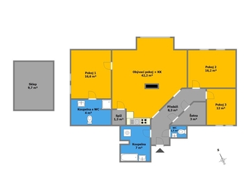 Prodej bytu 4+kk v osobním vlastnictví 112 m², Kuřim