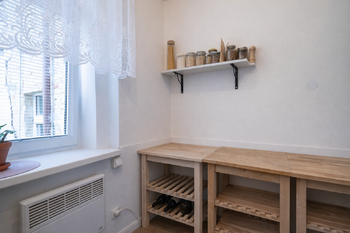 Část ( 2+1 ) Kuchyně - Prodej bytu 3+1 v osobním vlastnictví 89 m², Praha 3 - Žižkov