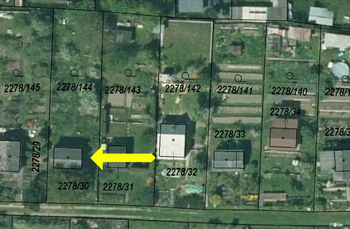 umístění chaty (ČÚZK) - Prodej chaty / chalupy 19 m², Plzeň