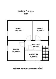 Prodej domu 111 m², Tuřice