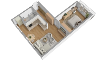 Prodej bytu 2+kk v osobním vlastnictví 47 m², Hradec Králové